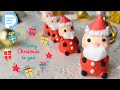 簡単!材料2つ!メレンゲクッキーの作り方!クリスマスにかわいいプチサンタ Xmas Meringue cookies