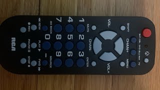 How to Program RCA Universal TV Remote control