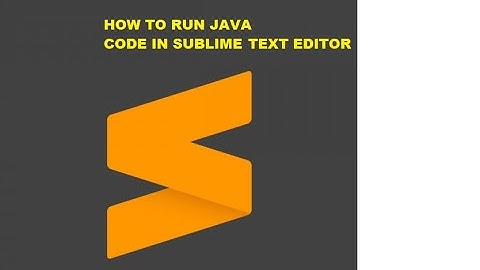 02. How to run java code in Sublime text editor