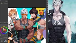 Fudanshi Vtuber / Drawing part14