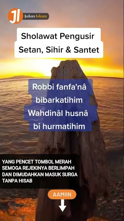 Sholawat Pengusir Setan, Sihir, Santet | #SHORTS