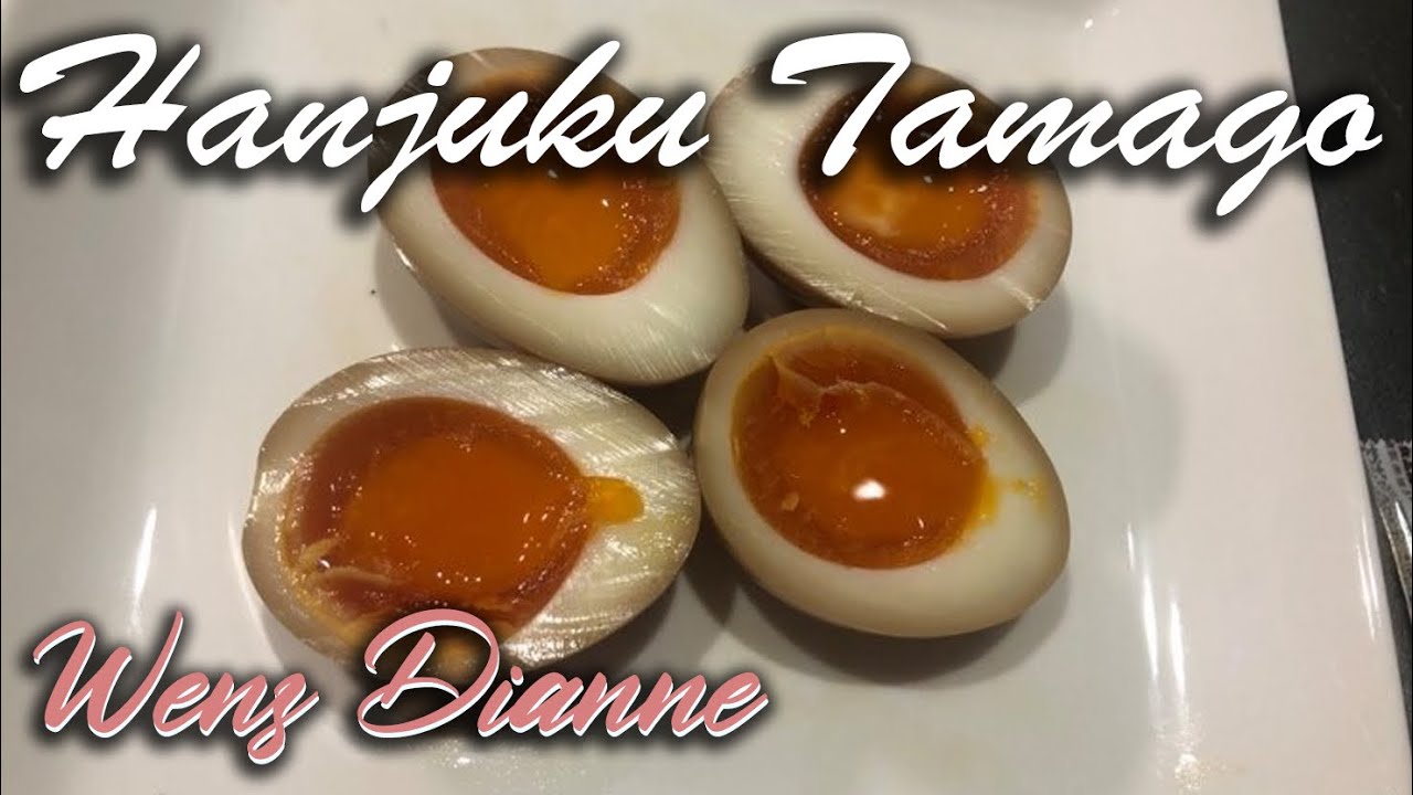 How To Make Japanese Soft Boiled Egg | Hanjuku Tamago | 半熟卵の