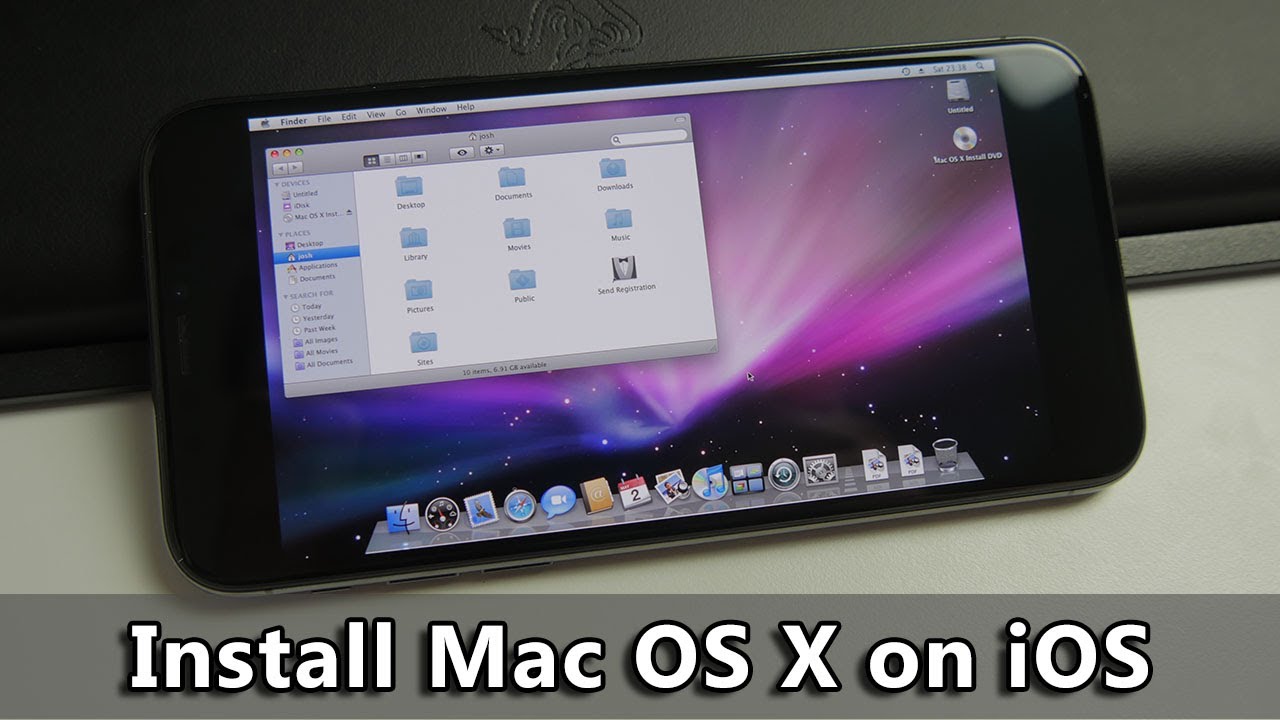 How to Install Full Mac OS X on the iPhone or iPad Using UTM (No Jailbreak)  - YouTube