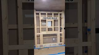 How to frame a fireplace? #diy #framing #shorts #fireplace #diyprojects