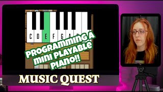 Programming a Music RPG. Creating a playable mini Piano. screenshot 3
