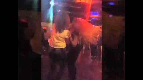 Sophie and Sarve dancing zouk at Fix