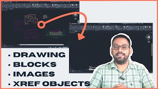 Copy object from one drawing to another in AutoCAD including drawing, blocks and images by SourceCAD 2,521 views 1 month ago 7 minutes, 28 seconds