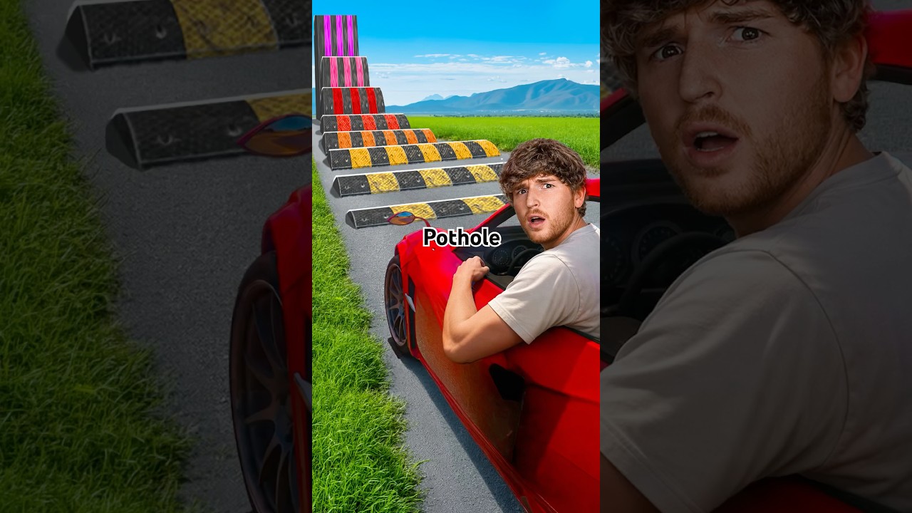 CARS vs GIANT SPEEDBUMPS..