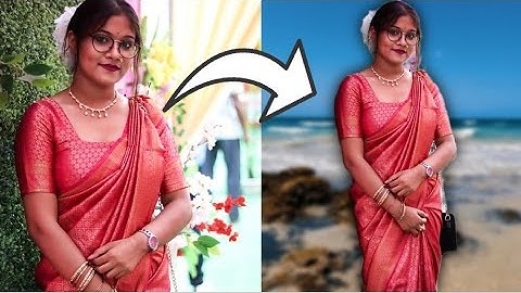 How To Joint Picture Editing Green Part- Background in Photoshop cc C2|Creation Ishika Tech#MyFamily