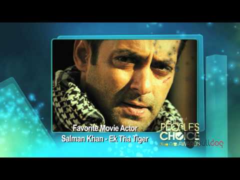 Salman Khan wins Favorite Movie Actor at the People's Choice Awards 2012 [HD]