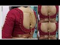 Very beautiful new letest back neck blouse design cutting and stitching - Kriti fashion design
