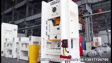 JW31 Straight Side Single H Frame Crank Power Press Machines