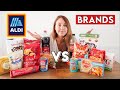 Aldi VS Branded Food Taste Test CHALLENGE 2020 | Which ACTUALLY Tastes Better?