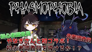 【#ファズモフォビア 】やなぎさんと初コラボ！初心者調査員を導けるのか…！？ #phasmophobia