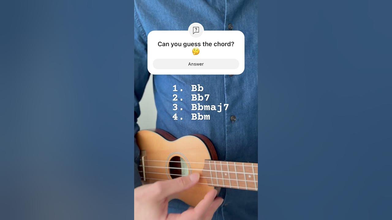 What chord am i playing quiz ukulele chords youtube
