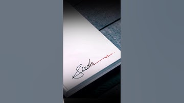 Tag Sada🔥🔥 #nameSignature Comment Your Name #viral #signature #short #styelisname #trending #tiktok