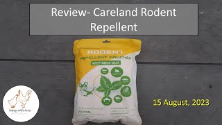 08 -15 -23   Review Careland Rodent Repellent by Happy Wife Acres 147 views 6 months ago 2 minutes, 3 seconds