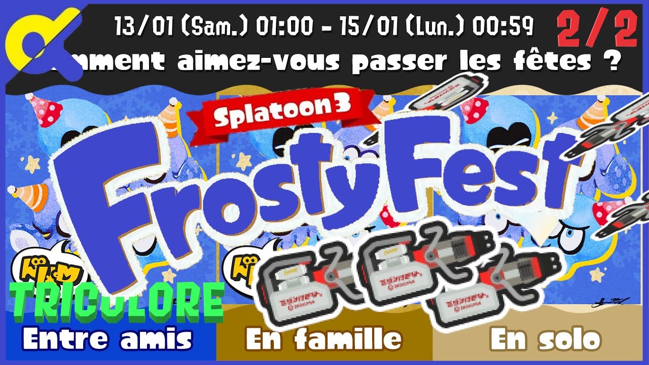 Splatoon 3 - Splatfest : FrostyFest 2024 | IL NEIGE. ET PAS QUE DE LA FLOTTE. ! 2/2