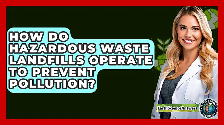 How Do Hazardous Waste Landfills Operate To Prevent Pollution? - Earth Science Answers