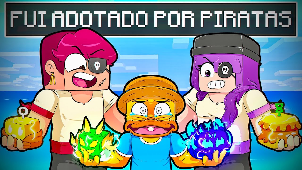 FUI ADOTADO POR PIRATAS DO BLOXFRUITS!
