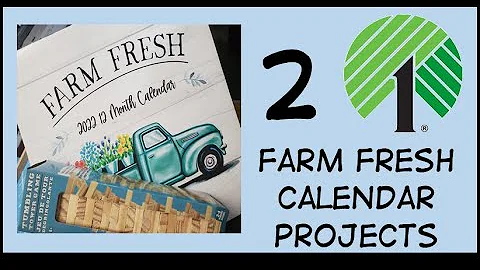 DOLLAR TREE Calendar Projects