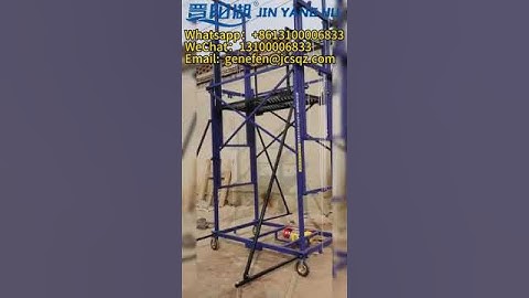 JIN YANG HU Electric lifting scaffolding Movable Aerial Work Platform #scaffolding #electriclift