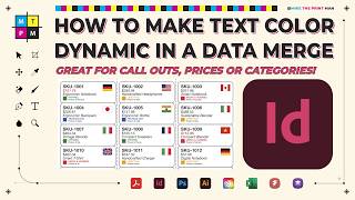 How to Make Text Colors Dynamic in Adobe InDesign's Data Merge