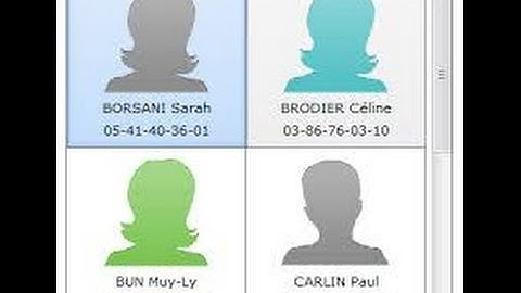 Windev  Zone répétée