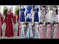 Muslim new long frock collection for eid 2023 muslim outfit with hijab  hellofashion1988