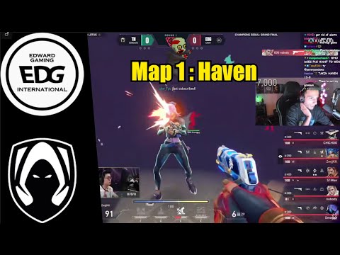 FNS reacts to EDG vs TH | Map 1 | Playoffs: Grand Final | Valorant Champions 2024|