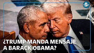 ¿Será un mensaje? Trump sube polémico video creado con IA; muestra a Barack Obama siendo arrestado