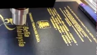 Computerized Digital Hot Stamping Machine _ Demo/Tutorial (running part3)