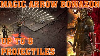 Diablo 2 Resurrected Magic Arrow Bowazon Up To 8 Projectiles Endgame Build