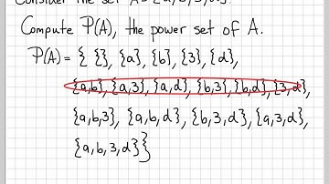 Proof and Problem Solving - More Sets Example 04