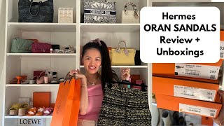 LUXURY UNBOXINGS AND COMPARING HERMES ORAN LEATHERS