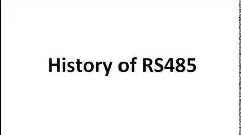 History of RS485