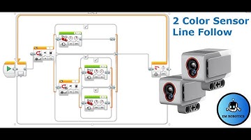 2 Color Sensor Line Follow EV3 | Simple!