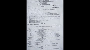 SEMESTER 4 STATISTICS REGULAR &BACKLOG QUESTION PPAER 2023