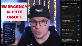 Celebrity Samsung Galaxy How to Turn On and Off Emergency Alerts Profile