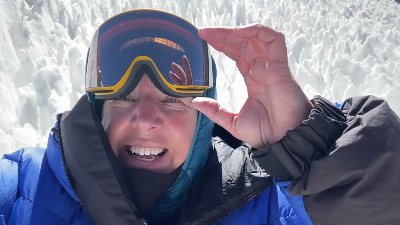 Aconcagua-Breaking trail through Penitentes 