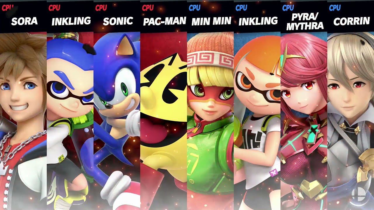 Super Smash Bros. Ultimate - Boys night crew vs Girls night crew (Round 1)