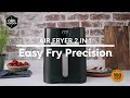 OBH Nordica Easy Fry Precision 2 i 1 Black Digital AirfryerAG5058S0