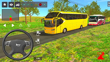 Indonesia Coach bus driving | Euro bus simulator 2025 Android gameplay #game 1