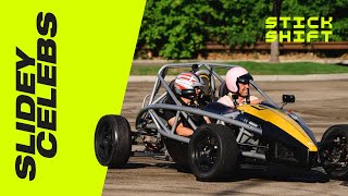 Stickshift - Slidey Celebs segment drift an Ariel Atom for leaderboard glory