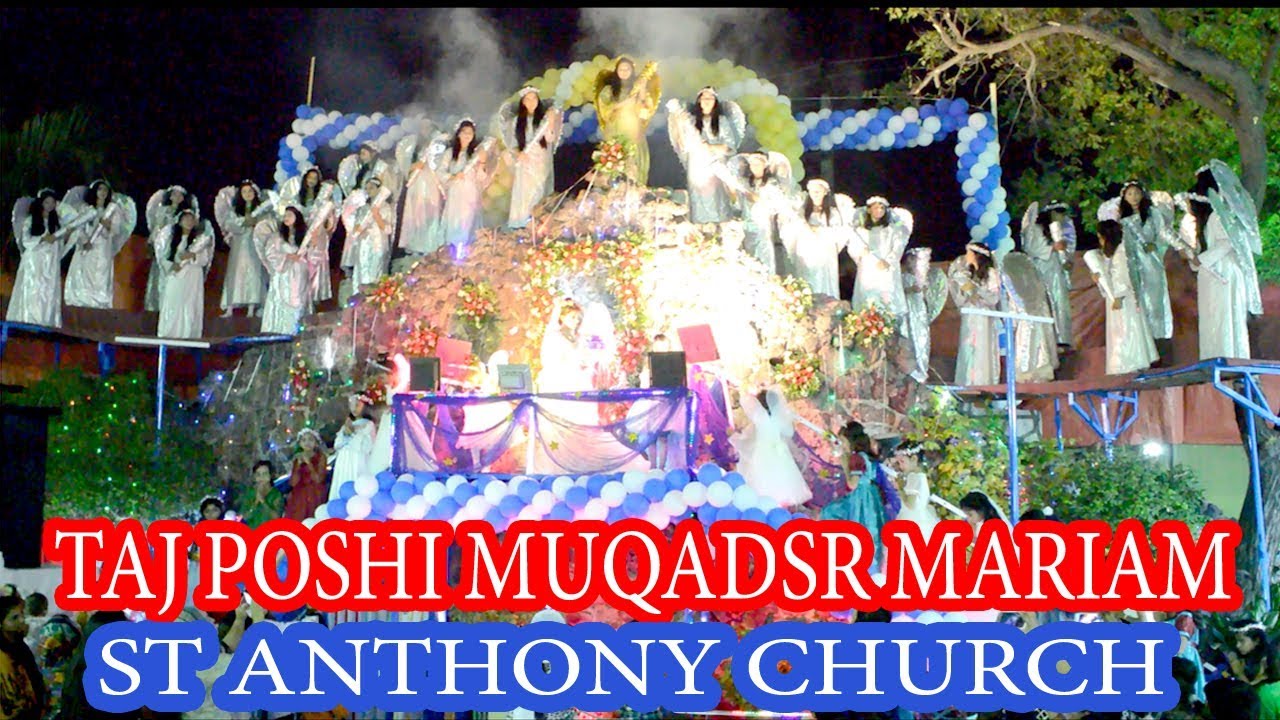TAJ POSHI MUQADSA MARIAM ST ANTHONQ CHURCH MARY TV