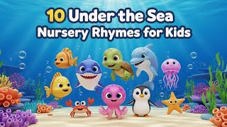 10 Under The Sea Nursery Rhymes For Kids Ocean Animal Kids Songs 10 Kids Song Collection