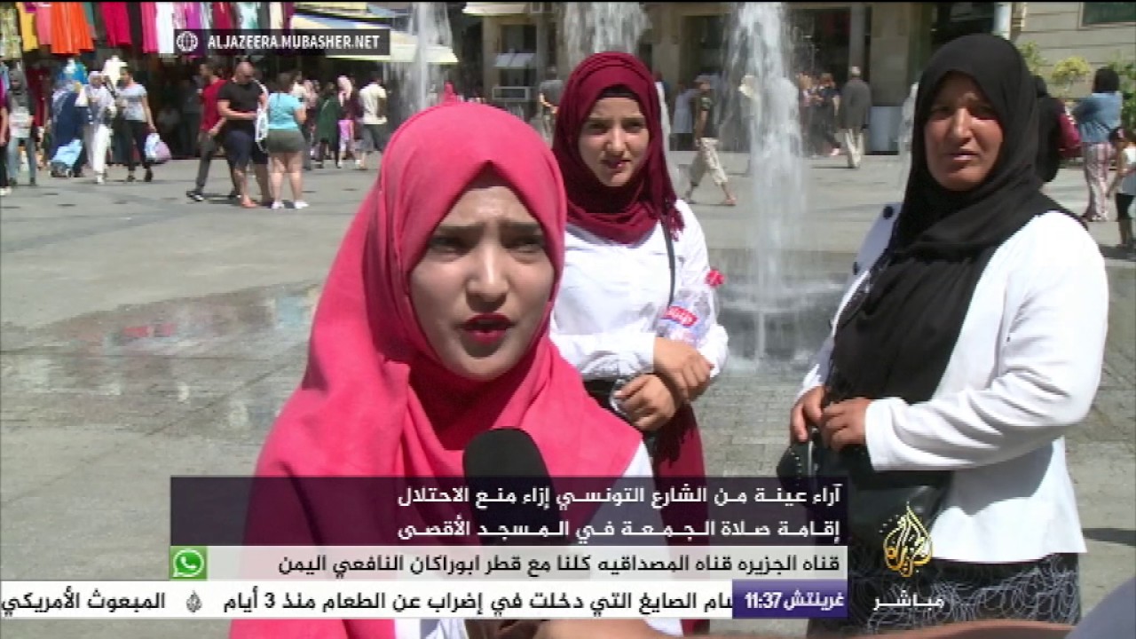 آراء من الشارع التونسي إزاء منع الاحتلال إقامة صلاة الجمعة