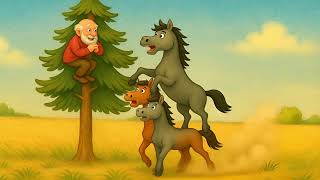 The Old Man and the Tailless Horse 🐴 | Fairytale in English | FutureABC2025