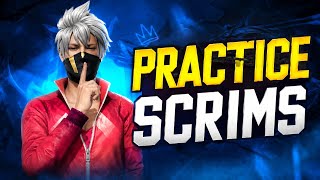 FREE FIRE LIVE SCRIMS 🔥 I CUSTOM ROOM OPEN I JOIN FAST