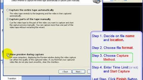 Part 2.3 Capture Video into Movie maker